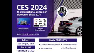 Wemaer Car Camera Factory is looking forward to meeting you at USA CES 2024
