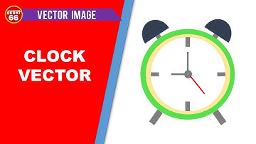 CLOCK VECTOR USING POWERPOINT
