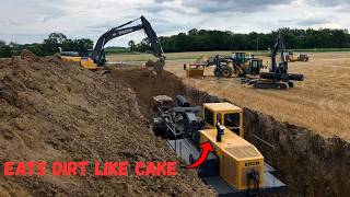 Moving Mountains To Put Pipe 14 Feet Deep