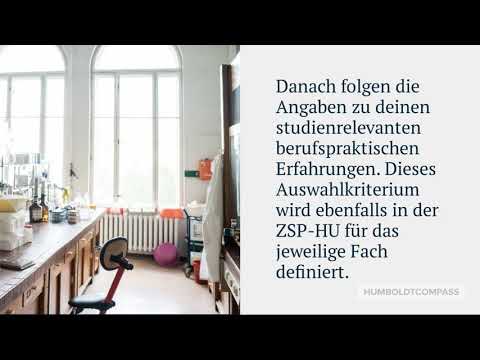 Wie lege ich eine Bewerbung für einen Studienplatz an der HU an?