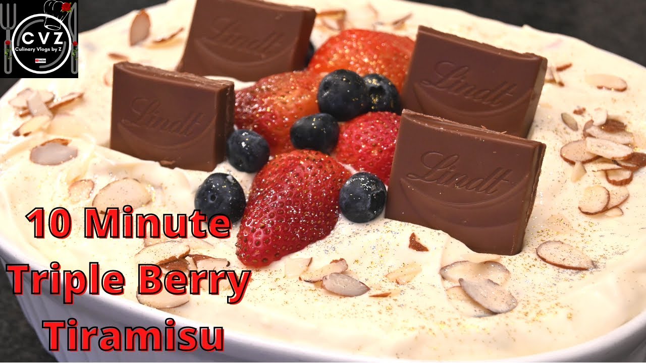 FASTEST Way to Whip Up a Triple Berry Tiramisu EVER!