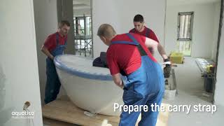 How to install a Freestanding Bathtub  North American Version