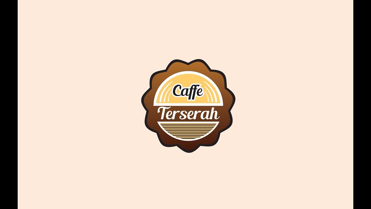  cara  bikin  desain  caffe simple corel draw  x7 YouTube