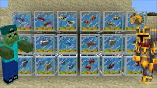 Minecraft Mark Friendly Zombie And Mc Naveed Help Villagers With Aquariums Minecraft Mods
