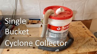 Awesome Single Bucket Cyclone Dust Collector (Thien Baffle Design)