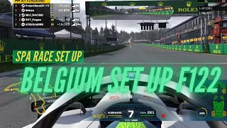 F1 22 - HOW to run in spa with race setup ( tc medium - abs )