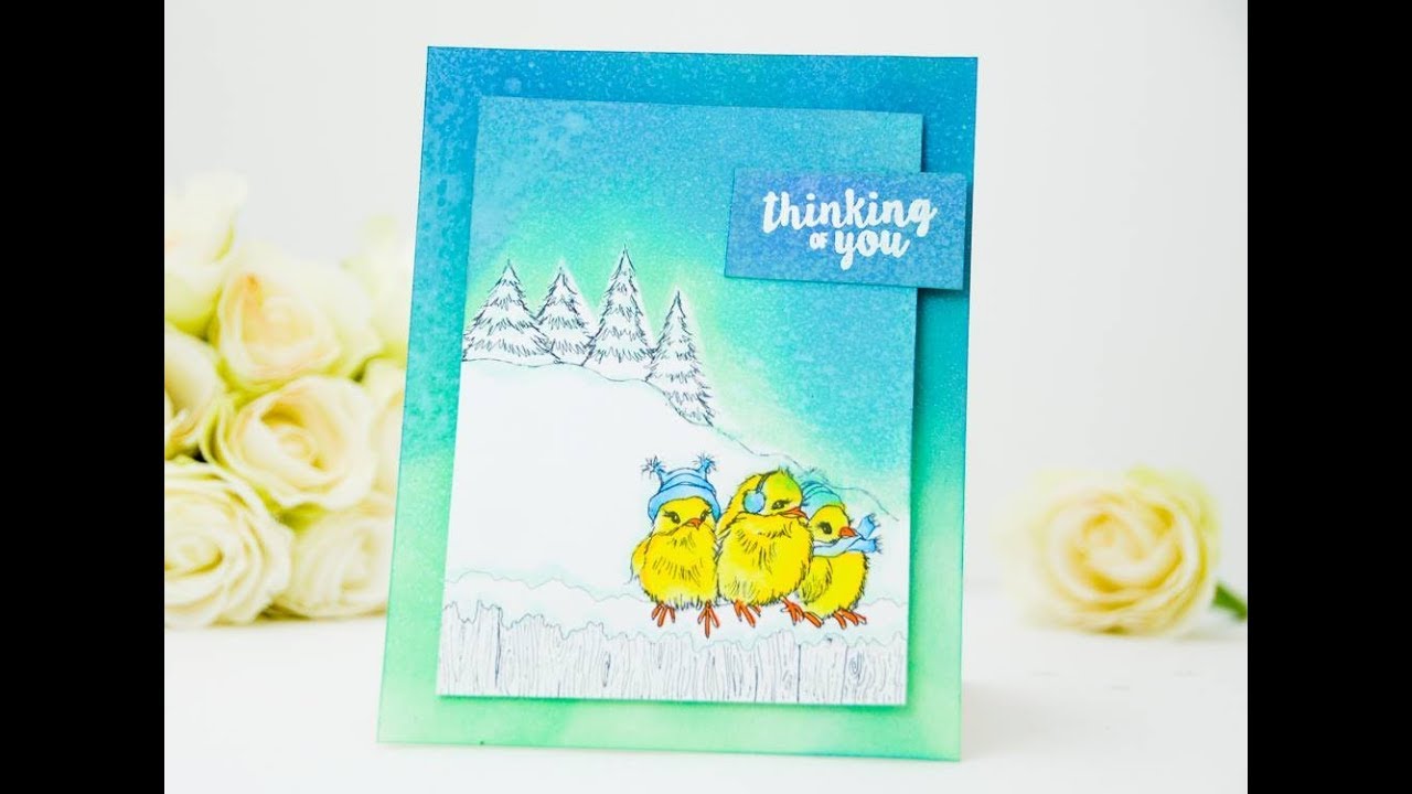 Unity Quick Tip: Snowy Oxide Background + Copic Coloring