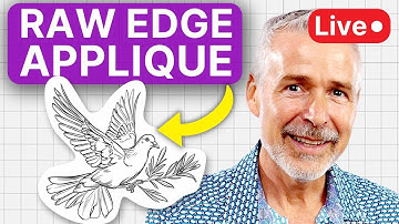 Live Embroidery: Dove Design with Raw Edge Applique – Start to Finish!