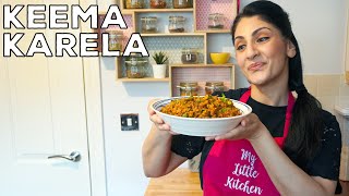 How To Make Keema Karela | Bitter Gourd & Mince Recipe | Bitter Melon & Mince | DIY | Karela Fry