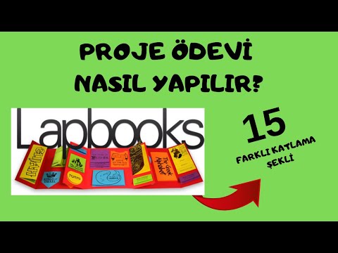 PROJE ÖDEVİ NASIL YAPILIR? DIY  LAPBOOK YAPIMI, LAPBOOK NEDİR VE NASIL YAPILIR