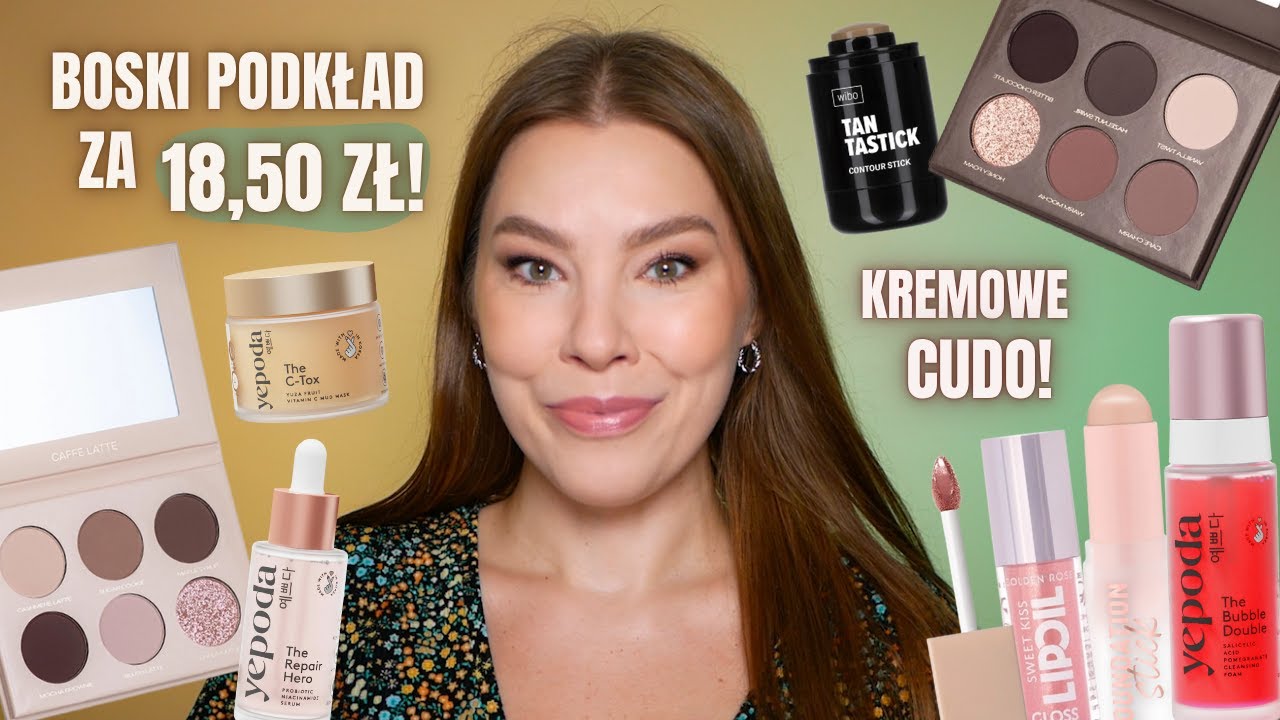 Mieliście RACJĘ! Ten PODKŁAD to DROGERYJNE odkrycie! ❤️ Najlepsza MASKA na ograniczenie SEBUM! 🙏