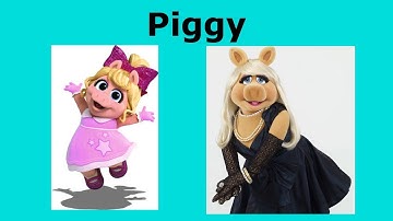 MUPPET BABIES Characters Grown Up and  Real Life 2018 2019 2020 | Kermit Piggy Fozzie Gonzo Animal