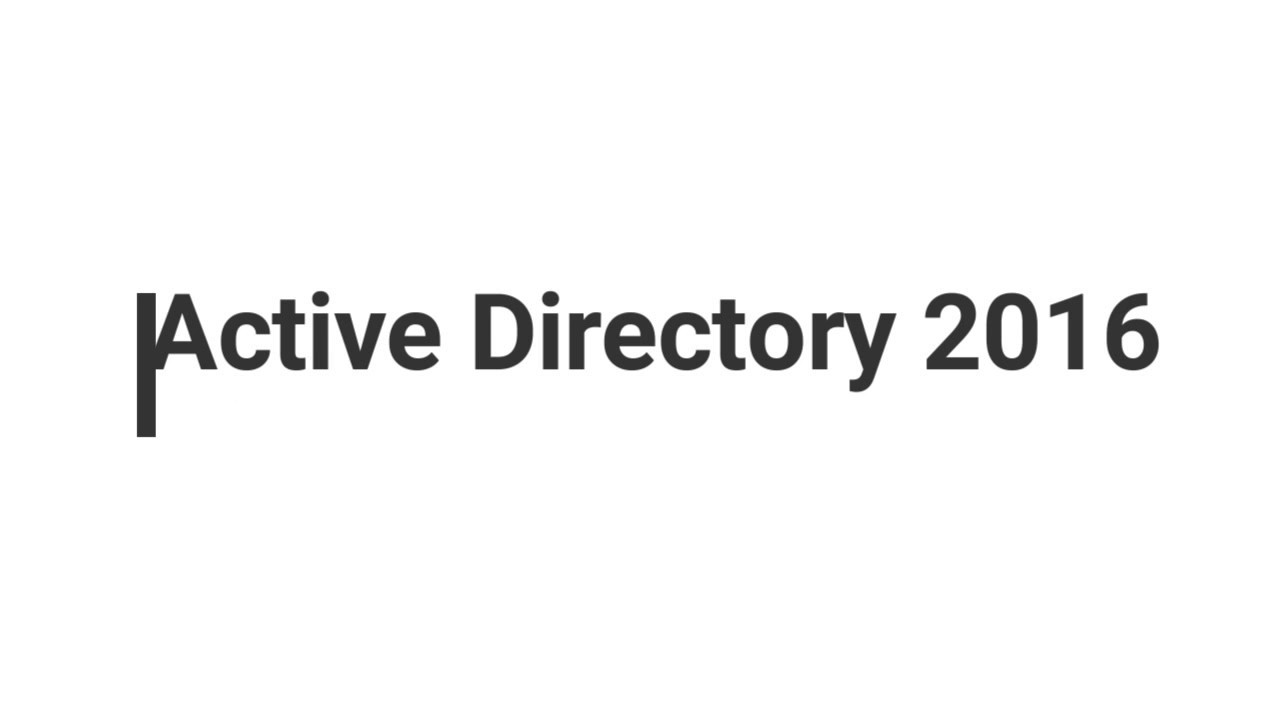 How to Install Active Directory in Windows Server 2016. - YouTube