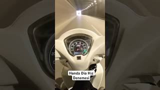 Honda Dio Hız Denemesi