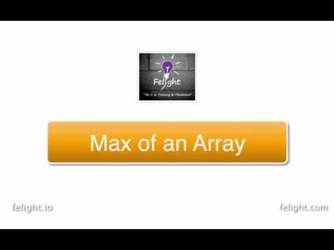 [Java Basics] Finding maximum number in an Array - YouTube