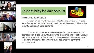 eFiling training for Attorneys and Paralegals. eFiling launching 1/24/22