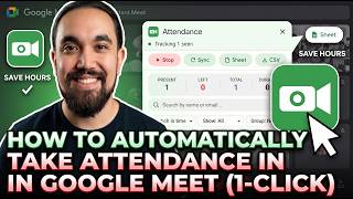 How to Automatically Take Attendance in Google Meet (1-Click)