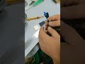 HH-345F Tape Spot Wrapping Machine is processing 11mm wide tape wrapping for cable assembly