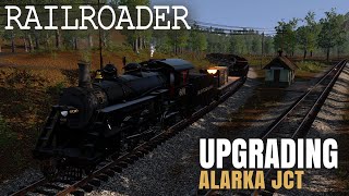 Railroader #35 Reinstating Alarka Junction. This will be important one day. 1950s U.S railway sim