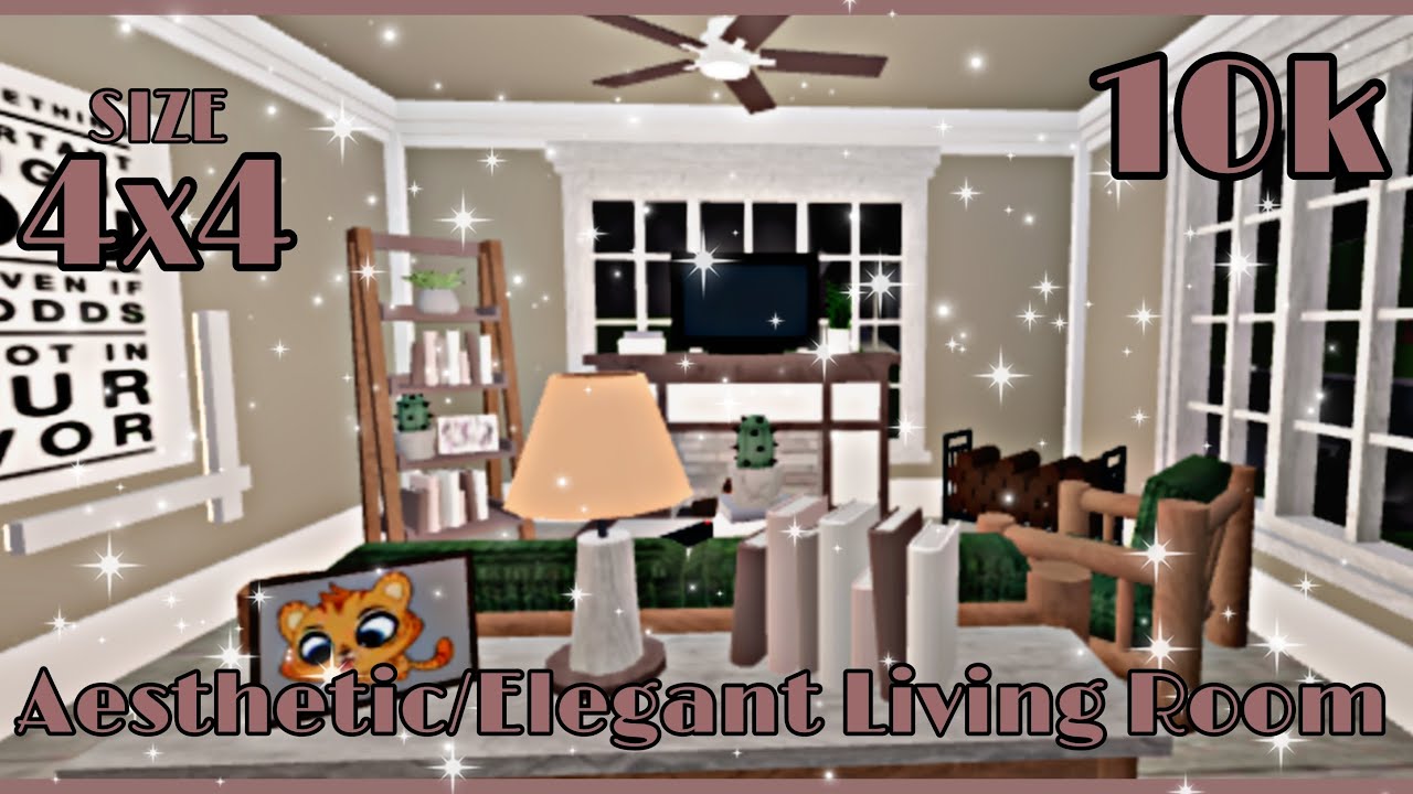 Aesthetic/Elegant Living Room I 4x4 I Bloxburg YouTube