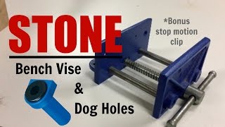 Website article: http://stoneandsons.net/blog/bench-vise-and-dog-holes Tools used in the video Irwin vise: http://www.amazon.com/
