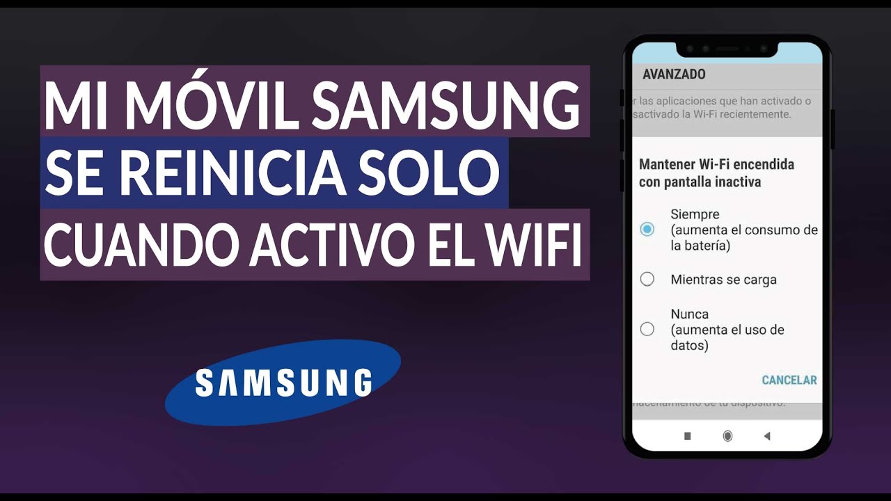 ¿Por qué mi Celular Samsung se Reinicia Solo Cuando Activo la Señal