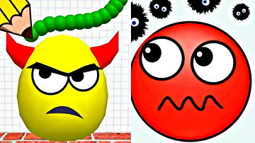 Draw to Smash Vs Hide Ball Impossible Puzzles Relaxing Gameplay