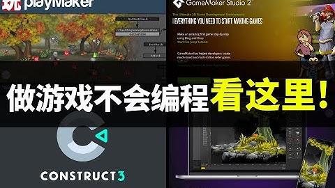 【Lee哥】不会编程怎么做游戏？可以看看这几个工具！ | 游戏开发 | Unity | 经验分享 | 新手