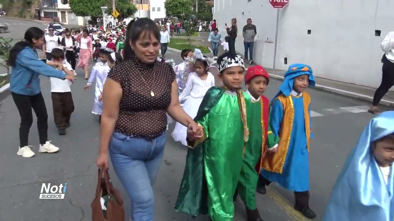 Pase del niño de la escuela fiscomisional San José