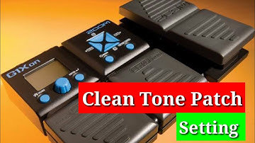 All Processor 1 Solution|| ZOOM G1XON/ON Clean Acoustic PATCH SETTING With Sound Check