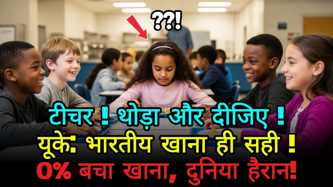ब्रिटिश बच्चा भारतीय सीवीड रोल चखकर हैरान, कैंटीन में हंगामा!