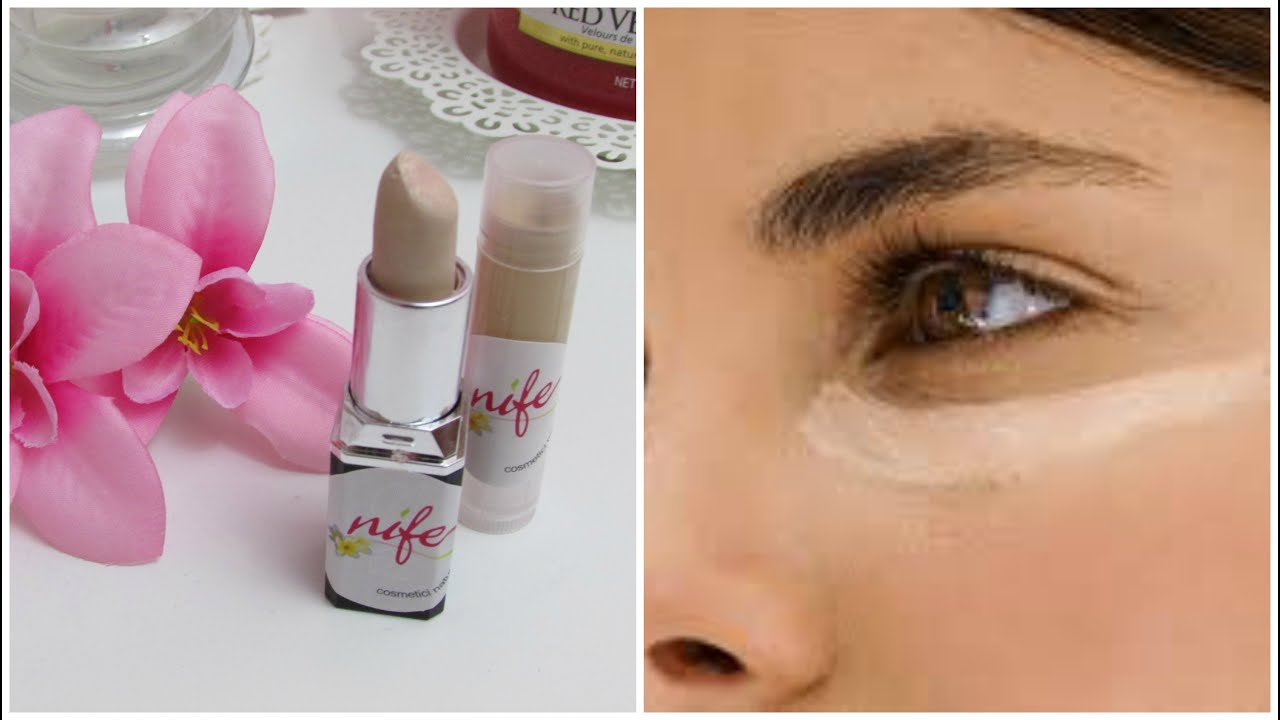 MAKE UP fai da te :CORRETTORE-PRIMER occhi ricetta semplice! Concealer DIY | Le Ricette di Jennifer
