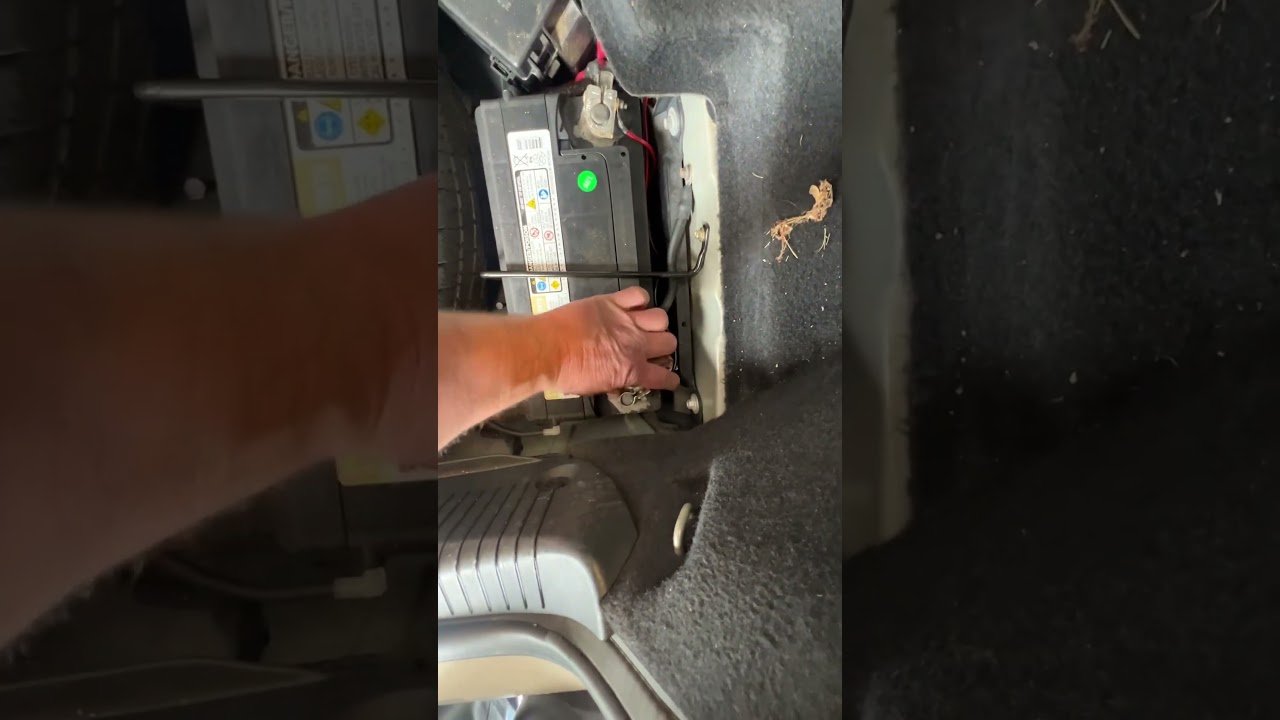 Jaguar S type. Intermittent no start. Customer wanted a starter. Simple inspection saved him big