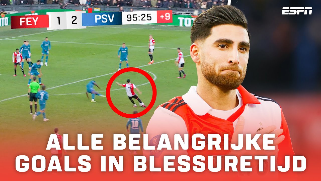 Alle BELANGRIJKE GOALS in BLESSURETIJD in de Eredivisie 2023 ⏰💥