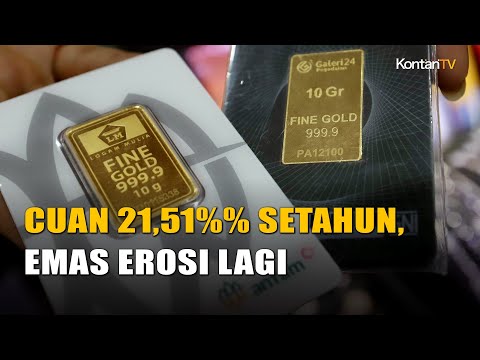 Cuan 21,51%% Setahun, Harga Emas Antam Hari Ini Turun Lagi (7 Desember 2024) | KONTAN News