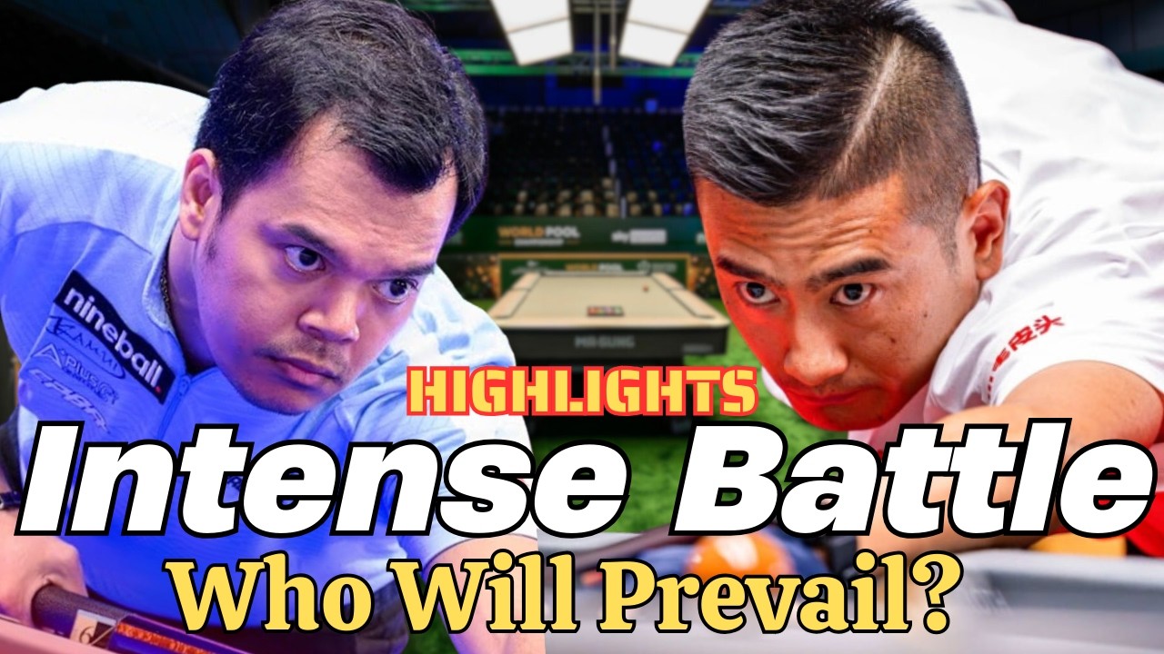 КАРЛО БИАДО ПРОТИВ ДАН ДЖИН ХУ – НАПРЯЖЕННАЯ БИТВА – МИРОВОЙ БАССЕЙН