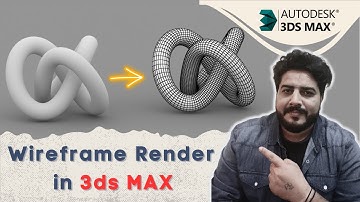 V-Ray Wireframe Render in 3dsmax @DeepakVerma_cad