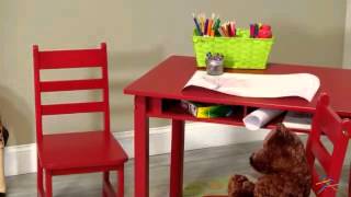 Levels of Discovery Table and Chair Set - Red - Product Review Video