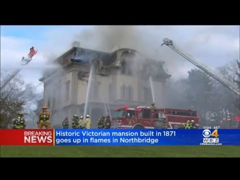 Historic Northbridge Victorian Home Destroyed By Fire - YouTube