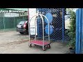 Trolley hotel sangkar burung, konstruksi kokoh dengan desain elegan