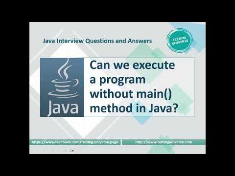 Can we execute a java program without main method | Static Block #java ...