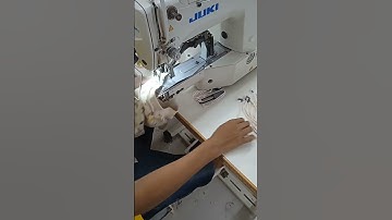 How to drawstring attach by bartack machine🩲 #fashion #machine #shorts
