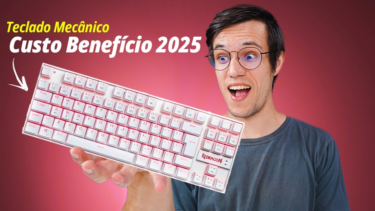 TECLADO MECÂNICO Custo Benefício 2025 - Comprei o mais barato do ...