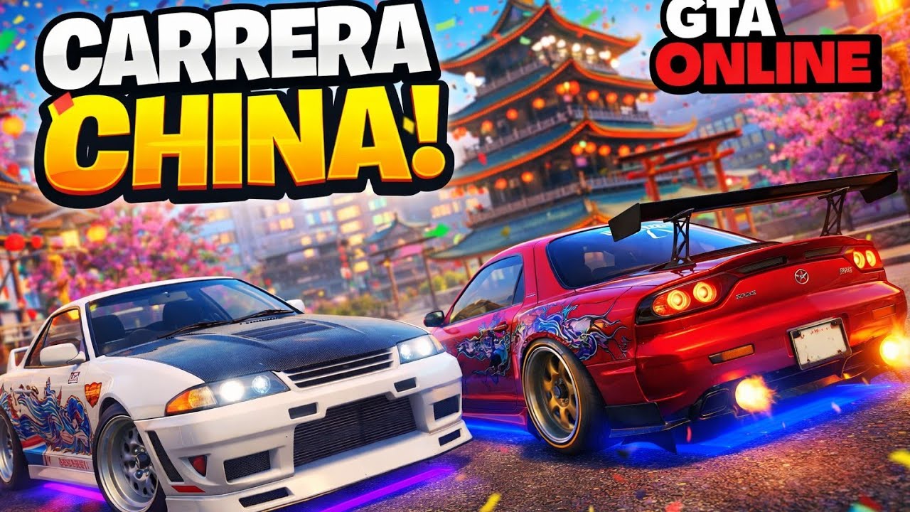 🔥¡CARRERA CHINA con COCHES JAPONESES TUNEADOS! 🏁 Velocidad EXTREMA en GTA Online