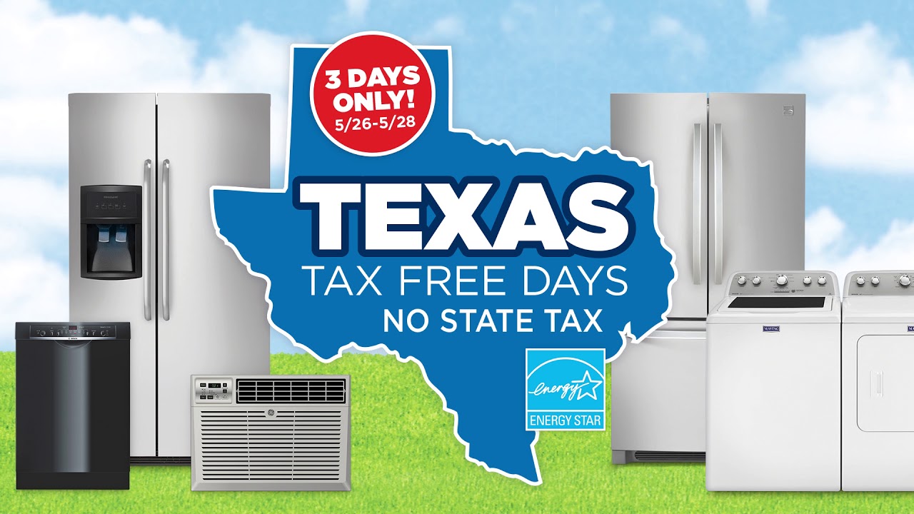 Texas Tax Free Days 5/26/18 5/28/18 YouTube