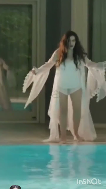 Ceylan fell in the pool💔😱#kuma #ceylan #karan #turkishdrama #love #turkishseries