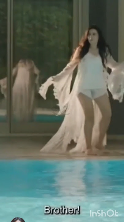 Ceylan fell in the pool💔😱#kuma #ceylan #karan #turkishdrama #love #turkishseries