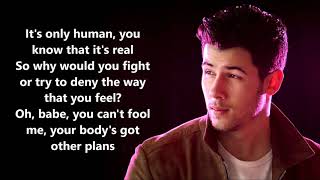 Jonas Brothers  -  Only Human Lyrics