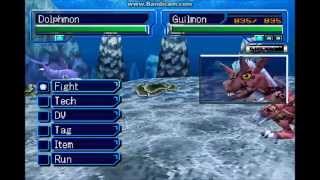 Digimon World 3 - Growlmon vs Dolphmon - HD
