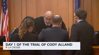 Day 1 of the Trial of Cody Alland